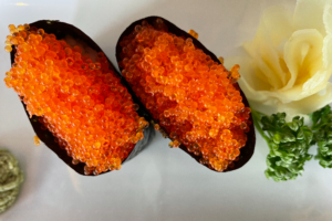 Nigiri Sushi 2 pièces - Tobiko