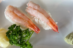 Nigiri Sushi 2 pièces - Crevette crue Douce